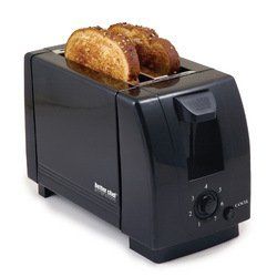 Better Chef 2-Slice Black Toaster - IM-209B