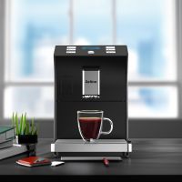 Dafino Greasy Golden Espresso Coffee Machine, Black - Customizable & Automatic - Black