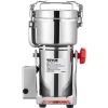 VEVOR 1000g Electric Grain Mill Grinder, High Speed 3750W Commercial Grinders, Stainless Steel Pulverizer Powder Machine, Swing Type - Default