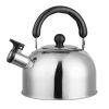 2.1Quarts Stainless Steel Whistling Tea Kettle Stovetop Induction Gas Teapot with Insulated Handle Camping Kitchen Office - Stainless Steel