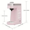CHULUX Single Serve Coffee Maker,One Button Operation with Auto Shut-Off for Coffee and Tea with 5 to 12 Ounce - Pink
