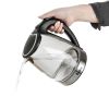 ZOKOP HD-1857-A 110V 1500W 1.8L Electric Glass Kettle US Plug - black