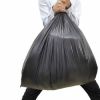 100pcs Black Collect Garbage Bags Disposable Use Trash Bags - 43x45cm   100 pcs