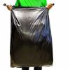 100pcs Black Collect Garbage Bags Disposable Use Trash Bags - 43x45cm   100 pcs