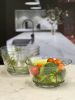 Palm Tree Acrylic Serving Bowls, Unbreakable Small Plastic Bowls, Soup Bowls, Salad Bowls, Cereal Bowl for Snacks, BPA Free - as Pic