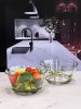 Palm Tree Acrylic Serving Bowls, Unbreakable Small Plastic Bowls, Soup Bowls, Salad Bowls, Cereal Bowl for Snacks, BPA Free - as Pic