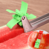 Watermelon Knife Stainless Steel Pinwheel Design Easy To Cut Watermelon Slices Kitchen Gadgets Salad Fruit Slicing Knife Tool - 1pcs