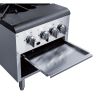 Capacity  Commercial Stock Pot With Four  Burner Count - silver - stainless steel