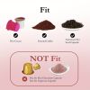 CHULUX Single Serve Coffee Maker,One Button Operation with Auto Shut-Off for Coffee and Tea with 5 to 12 Ounce - Pink