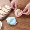 3pcs Large Household Bag Dumpling Tool Fully Automatic Dumpling Leather Crescent Shape Pinch Dumpling Mold Mix And Match - Mixed Color-A