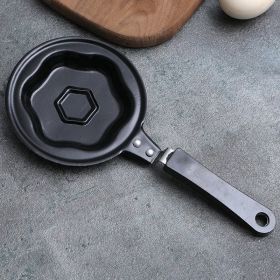 1pc Breakfast Mini Omelette Pan Creative Cute Cartoon Diy Omelette Pan Non-Stick Pan Kitchen Fried Egg Pan (Pattern: Plum Flower)
