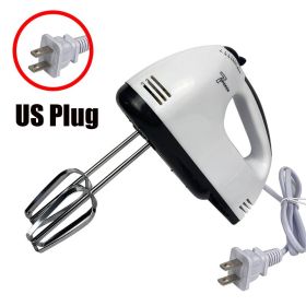 Multifunctional 7 Speed Mini Mixer Electric Food Blender Handheld Mixer Egg Beater Automatic Cream Food Cake Baking Dough Mixer (Plug: US)