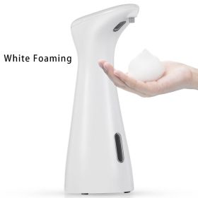 Automatic Liquid or Foam Soap Dispenser Intelligent Infrared Induction foam Hand Washing Machine for Kitchen Bathroom Dispenser (Color: White)